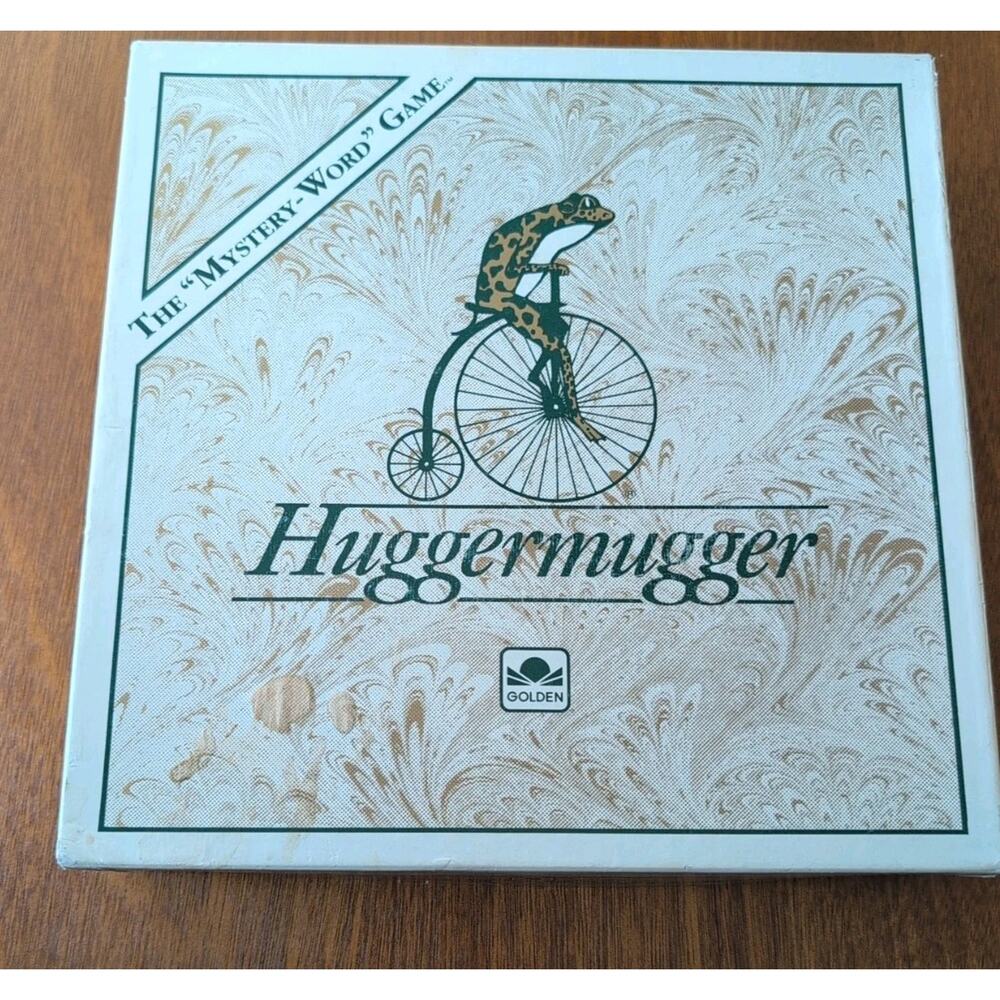 Huggermugger The Mystery Word Board Game 1989 Vintage COMPLETE